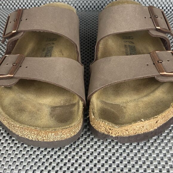 Birkenstock Arizona Sandals Adult 37 L11 M9 Brown Buckle Casual Made In Germany - Picture 10 of 16